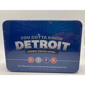 NEW You Gotta Know Detroit, Sports Trivia Game 125 Trivia Cards w/ 500 Questions